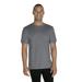 Jerzees 88MR Snow Heather Jersey T-Shirt in Charcoal size Medium | Cotton/Polyester Blend 88M