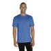 Jerzees 88MR Snow Heather Jersey T-Shirt in Royal Blue size XL | Cotton/Polyester Blend 88M