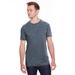 J America JA8115 Adult Vintage Zen Jersey T-Shirt in Navy Blue size Medium | Cotton Polyester 8115