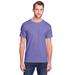 Fruit of the Loom IC47MR Adult ICONIC T-Shirt in Retro Heather Purple size Medium | Ringspun Cotton