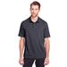 North End NE100 Men's Jaq Snap-Up Stretch Performance Polo Shirt in Carbon size Small | Triblend