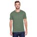 Jerzees 560MR Adult Premium Blend Ring-Spun T-Shirt in Military Green Heather size 2XL | Cotton Polyester 560M