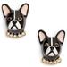 Kate Spade Jewelry | Kate Spade Ma Cherie Antoine Dog Stud Earrings | Color: Black/White | Size: Os