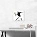 ARTCANVAS Rage, Flower Thrower by Banksy - Wrapped Canvas Graphic Art Print Canvas in Black/White | 12 H x 12 W x 1.5 D in | Wayfair