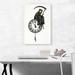 ARTCANVAS Smiley Death Grim Reaper by Banksy - Wrapped Canvas Painting Print Canvas in Black/White/Yellow | 26 H x 18 W x 0.75 D in | Wayfair