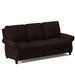 Bradington-Young Reddish 88" Genuine Leather Rolled Arm Sofa Genuine Leather in Gray/Brown | 40 H x 88 W x 40 D in | Wayfair