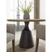 Brownstone Furniture Diego Pedestal Dining Table Wood/Metal in Black/Brown/Gray | 29.5 H x 44 W x 44 D in | Wayfair DG301T