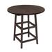 Beachcrest Home™ Shay Plastic/Resin Bistro Outdoor Table Metal in Brown | 41 H in | Wayfair ACC0FBAE79FB49F6A9EF5943C87A0BE6