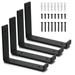 17 Stories Gov Shelf Bracket Set | 6 H x 1.5 W x 7.25 D in | Wayfair 9174245A5BEC4CE0B292245DC2235D88