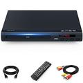 DVD Player for TV with HDMI: Multi Region DVD Player, Upscaling DVD PlayerPlays All Formats & Regions, USB Port, Multi-Formats DVDs Simple DVD Player for Home Bedroom Living Room