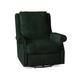 Bradington-Young Barcelo 38" Wide Genuine Leather Standard Recliner in Black | 40 H x 38 W x 41 D in | Wayfair 7411-922100-28-#9BN-MRI