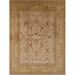 Brown/White 24 x 0.35 in Indoor Area Rug - Charlton Home® Rudolf Oriental Beige/Light Brown Area Rug Polyester/Wool | 24 W x 0.35 D in | Wayfair