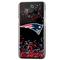 New England Patriots Galaxy Clear Case with Confetti Design