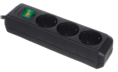 Brennenstuhl Eco-L 3 Way Split Sw 1,5m BK