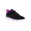 Women's Travelactiv Axial Walking Shoe Sneaker by Propet in Black Purple (Size 7 1/2XX(4E))