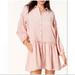Free People Dresses | Free People Shirt Dress | Color: Pink | Size: Xs
