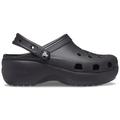 Crocs Black Women's Classic Platform Clog Shoes