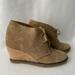 J. Crew Shoes | J. Crew Size 7 Macalister Beige Wedge Ankle Boots | Color: Tan | Size: 7