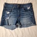 American Eagle Outfitters Shorts | American Eagle Juniors Jean Shorts.High Rise Short | Color: Blue | Size: 6