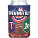 WinCraft Minnesota Twins vs. Oakland Athletics 12oz. 2020 Opening Day Can Cooler