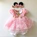 Disney Dresses | Disney Baby Girl Minnie Mouse Halloween Dress | Color: Pink/White | Size: 3-6mb