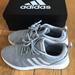 Adidas Shoes | Adidas Womens Qt Racer 2.0 Grey White Shoe Sz 7.5 | Color: Gray/White | Size: 7.5