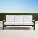 Calhoun Sofa with Cushions in Aluminum - Resort Stripe Air Blue, Standard - Frontgate