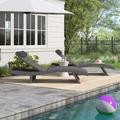 Lark Manor™ Alyisa 79" Long Reclining Chaise Lounge Set w/ Cushions | 13 H x 20 W x 79.5 D in | Outdoor Furniture | Wayfair BCHH1107 34398066