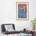 East Urban Home Philadelphia Pop Art Travel Poster by Jim Zahniser - Graphic Art Print Metal in Blue/Brown | 32 H x 24 W in | Wayfair