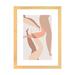 East Urban Home Legs - Graphic Art Print Paper, Wood in Brown/Pink | 24 H x 16 W x 1 D in | Wayfair D51F52C86752414088392A8F1D284C9D