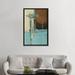 East Urban Home Oxido on Teal I by Patricia Pinto - Painting Print Canvas/Metal in Blue/Brown/Green | 48 H x 32 W x 1.5 D in | Wayfair