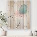 East Urban Home Minimal Elementary Organic & Geometric Compositions In Blue & Pink I - Unframed Painting Print on Wood Metal | Wayfair