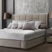 Michael Amini Spencer Comforter Set - Chrome Polyester/Polyfill/Microfiber in Gray | Queen Comforter + 4 Shams + 4 Pillows | Wayfair