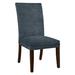 Hekman Jenny Side Chair Faux Leather/Upholstered/Velvet/Fabric in Red/Gray | 40 H x 19.5 W x 25.75 D in | Wayfair 72775570-052F