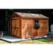 Cedarshed Rancher 6 ft. W x 12 ft. D Western Red Cedar Wood Storage Shed in Brown | 99 H x 72 W x 144 D in | Wayfair R612