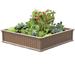 Ebern Designs Ameah 4 ft x 4 ft Polyurethane Foam Raised Garden Bed in Brown | 11.8 H x 48 W x 48 D in | Wayfair AF8893AD81644A0E81BFB0DD8372D958