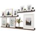 August Grove® Abid 3 Piece Solid Wood Picture Ledge Wall Shelf Wood in Brown | 2.2 H x 60 W x 3.4 D in | Wayfair 8F79ED447D46435F8B10151D5D06A39A