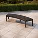 Latitude Run® Iqrar Powder Coated Aluminum Garden Bench Metal in Brown, Size 15.94 H x 63.58 W x 25.39 D in | Wayfair