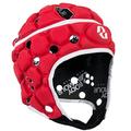 Body Armour Ventilator Headguard Rugby Head Protection Scrum Cap - Adult (Small, Red)