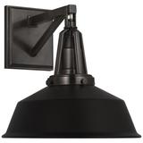 Visual Comfort Signature Collection Chapman & Myers Layton 10 Inch Wall Sconce - CHD 2455BZ-BLK