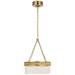 Visual Comfort Signature Collection Marie Flanigan Menil 15 Inch LED Mini Chandelier - S 5171SB-CG