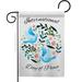 Breeze Decor International Peace Day Inspirational Expression 2-Sided Polyester 19 x 13 in. Garden Flag in Gray | 18.5 H x 13 W in | Wayfair
