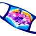 Disney Accessories | Disney Tie Dye Mickey Mini Mask For Kids | Color: Blue/Pink | Size: S/P