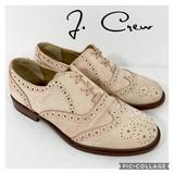 J. Crew Shoes | J Crew Pink Brogues Wingtip Oxford Shoes 5 Vintage | Color: Pink | Size: 5