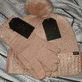 Victoria's Secret Accessories | Nwt Victoria's Secret Beanie And Gloves | Color: Pink | Size: Os