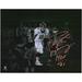 Peyton Manning Denver Broncos Autographed 11" x 14" Action Photograph with "HOF 21" Inscription