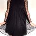 Zara Dresses | Flowy, Lined Sheer Polka-Dot Dress | Color: Black | Size: S