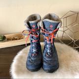 Columbia Shoes | Columbia Omni Grip 200 Grams Waterproof Snow Boots | Color: Blue/Gray | Size: 5