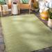 Green 87 x 31 x 0.01 in Indoor/Outdoor Area Rug - Loon Peak® Isaha Geometric Indoor/Outdoor Area Rug | 87 H x 31 W x 0.01 D in | Wayfair