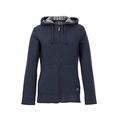 Weird Fish Weylin Full Zip Eco Macaroni Hoodie Navy Size 12